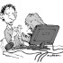 Dinosaurs can show up on computer screens, but they can also be the computers themselves